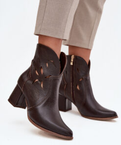 Laarsjes met hoge hak model 219130 Step in style