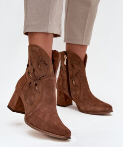 Laarsjes met hoge hak model 219132 Step in style