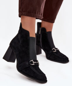 Laarsjes met hoge hak model 219564 Step in style