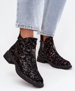 Laarsjes met hoge hak model 219566 Step in style