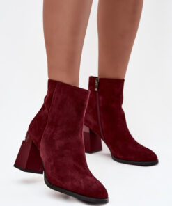 Laarsjes met hoge hak model 219579 Step in style