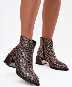 Laarsjes met hoge hak model 219591 Step in style