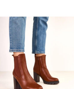 Laarsjes met hoge hak model 220578 Solea