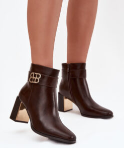 Laarsjes met hoge hak model 220693 Step in style