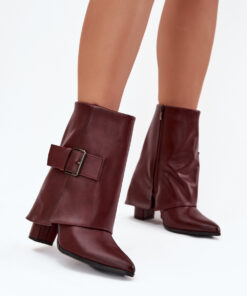 Laarsjes met hoge hak model 222489 Step in style