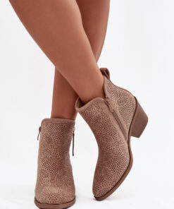 Laarsjes met hoge hak model 222514 Step in style