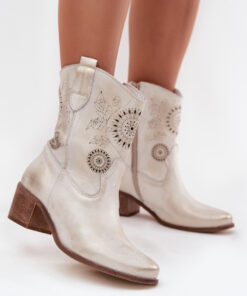 Laarsjes met hoge hak model 222959 Step in style