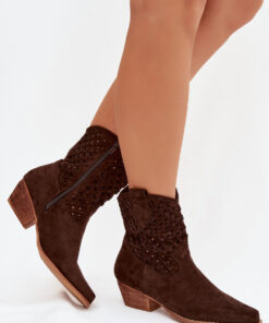 Laarsjes met hoge hak model 223851 Step in style