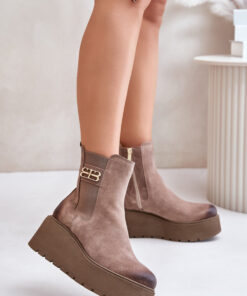 Laarsjes op sleehak model 201181 Step in style