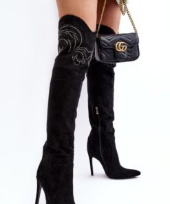 Laarzen met hoge hakken model 188715 Step in style