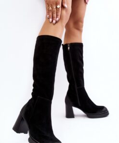 Laarzen met hoge hakken model 189037 Step in style