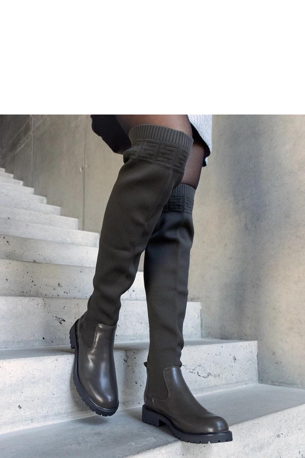 Laarzen met hoge hakken model 206441 Solea