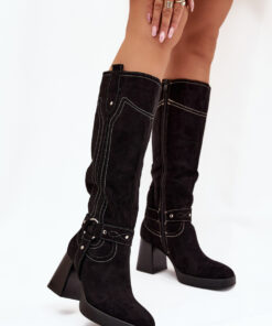 Laarzen met hoge hakken model 216796 Step in style