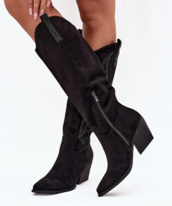 Laarzen met hoge hakken model 218491 Step in style