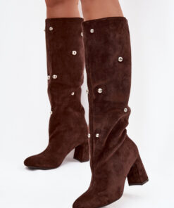 Laarzen met hoge hakken model 219863 Step in style