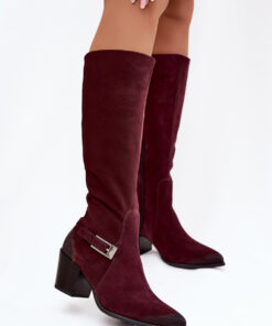 Laarzen met hoge hakken model 221524 Step in style