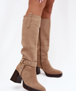 Laarzen met hoge hakken model 221526 Step in style