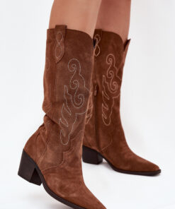 Laarzen met hoge hakken model 223007 Step in style