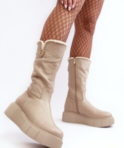 Laarzen met sleehak model 188530 Step in style