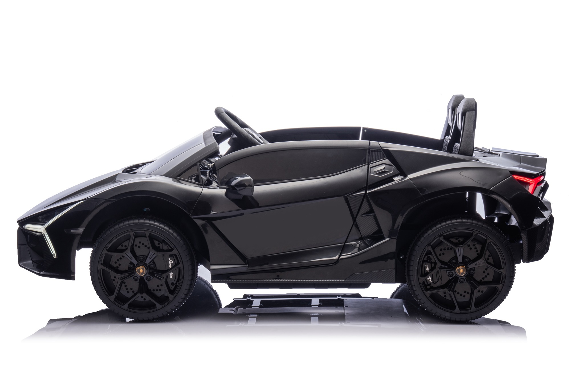 Lamborghini Revuelto 24V 2-persoons Kinderauto Zwart - Afbeelding 3