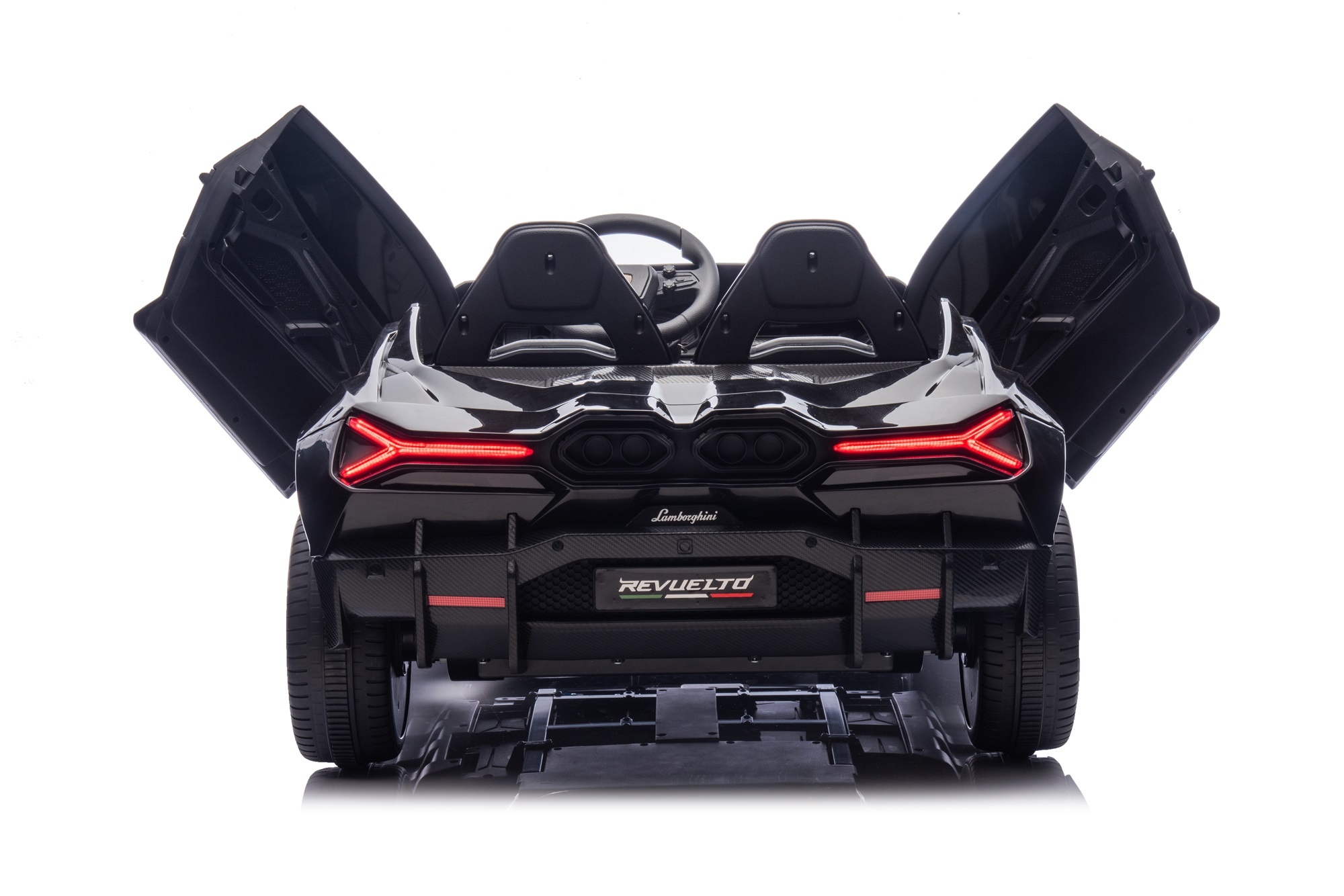Lamborghini Revuelto 24V 2-persoons Kinderauto Zwart - Afbeelding 4