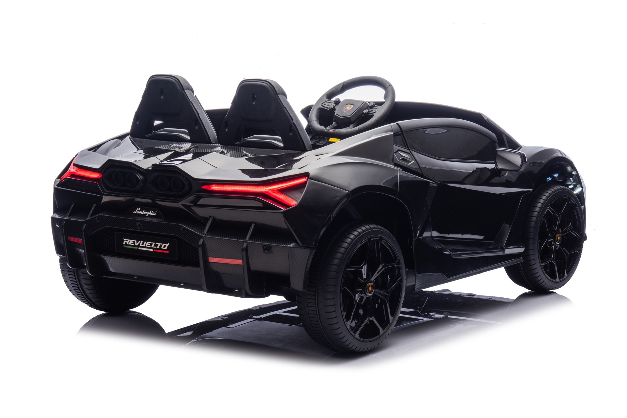Lamborghini Revuelto 24V 2-persoons Kinderauto Zwart - Afbeelding 5
