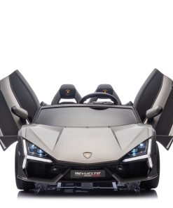 Lamborghini Revuelto 24V 2-persoons Kinderauto Grijs