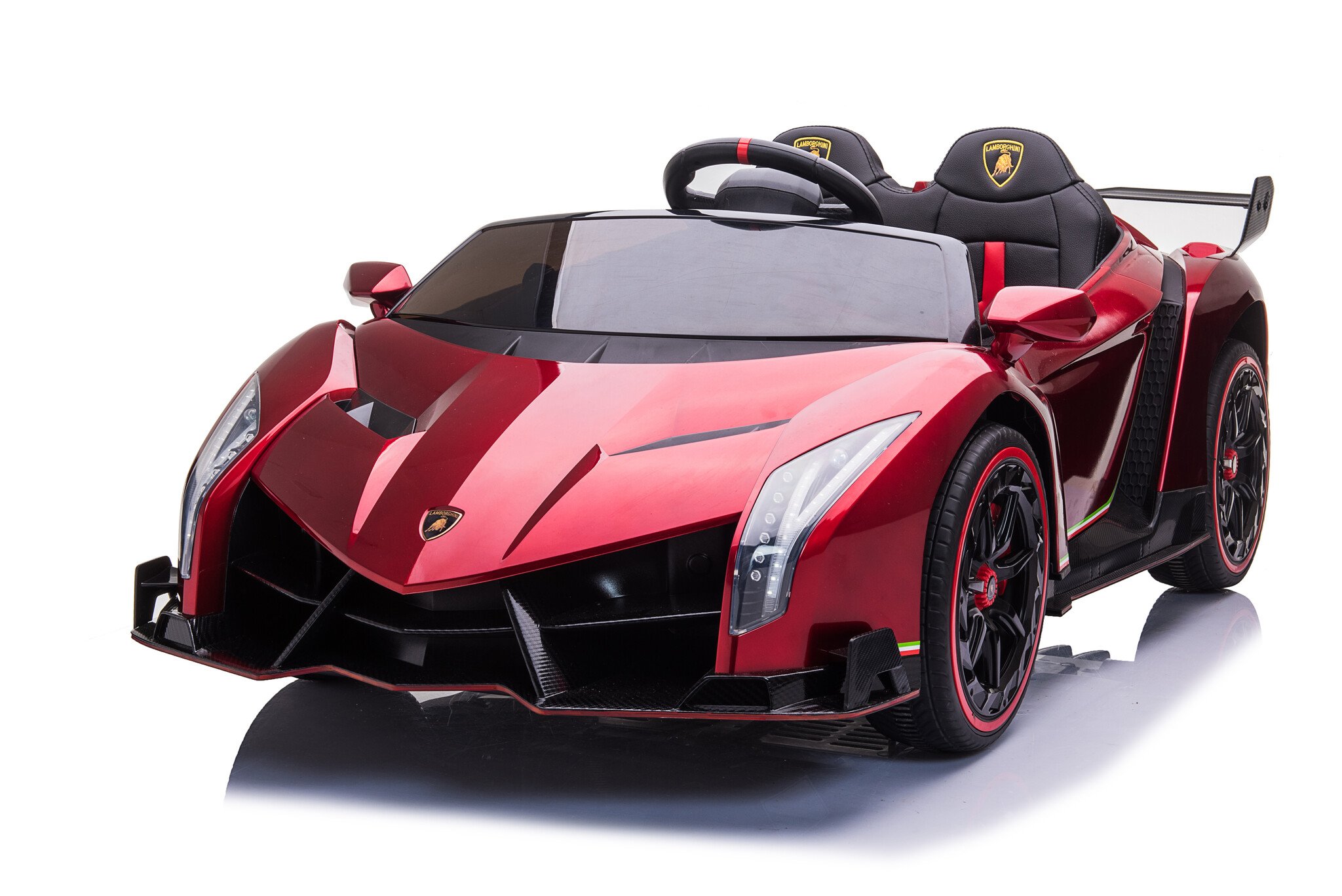 Lamborghini Veneno 12V 2-zits Rood - Afbeelding 3