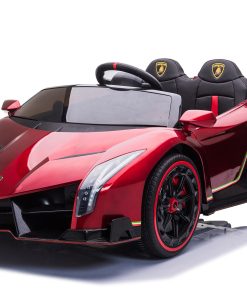 Lamborghini Veneno 12V 2-zits Rood