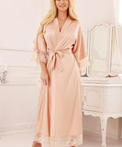 Lange ochtendjas model 218049 Kalimo