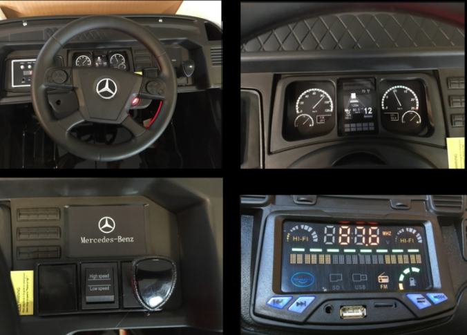 Mercedes Actros 12V Black - Afbeelding 4