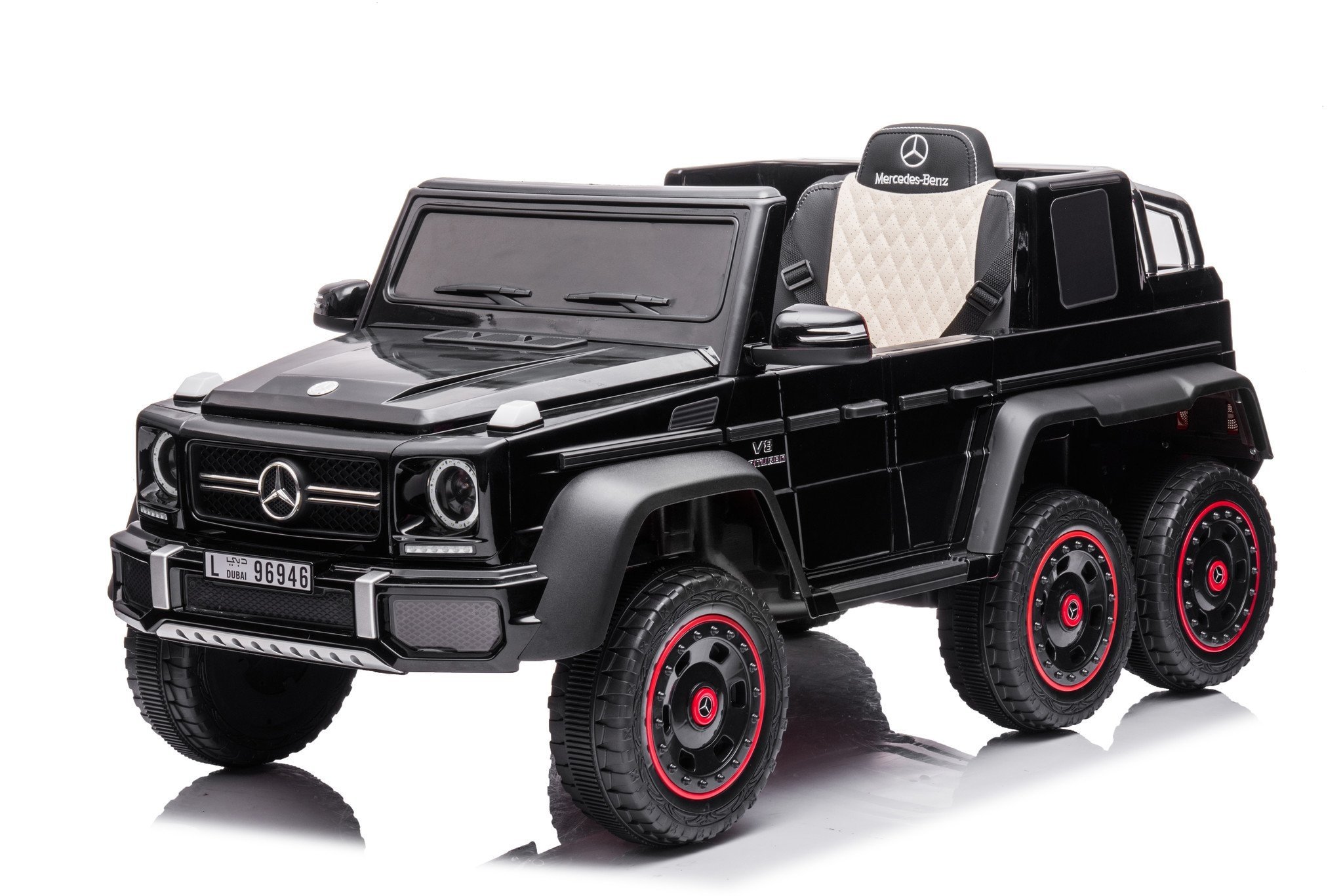 Mercedes G63 6X6 AMG 12V Zwart - Afbeelding 5