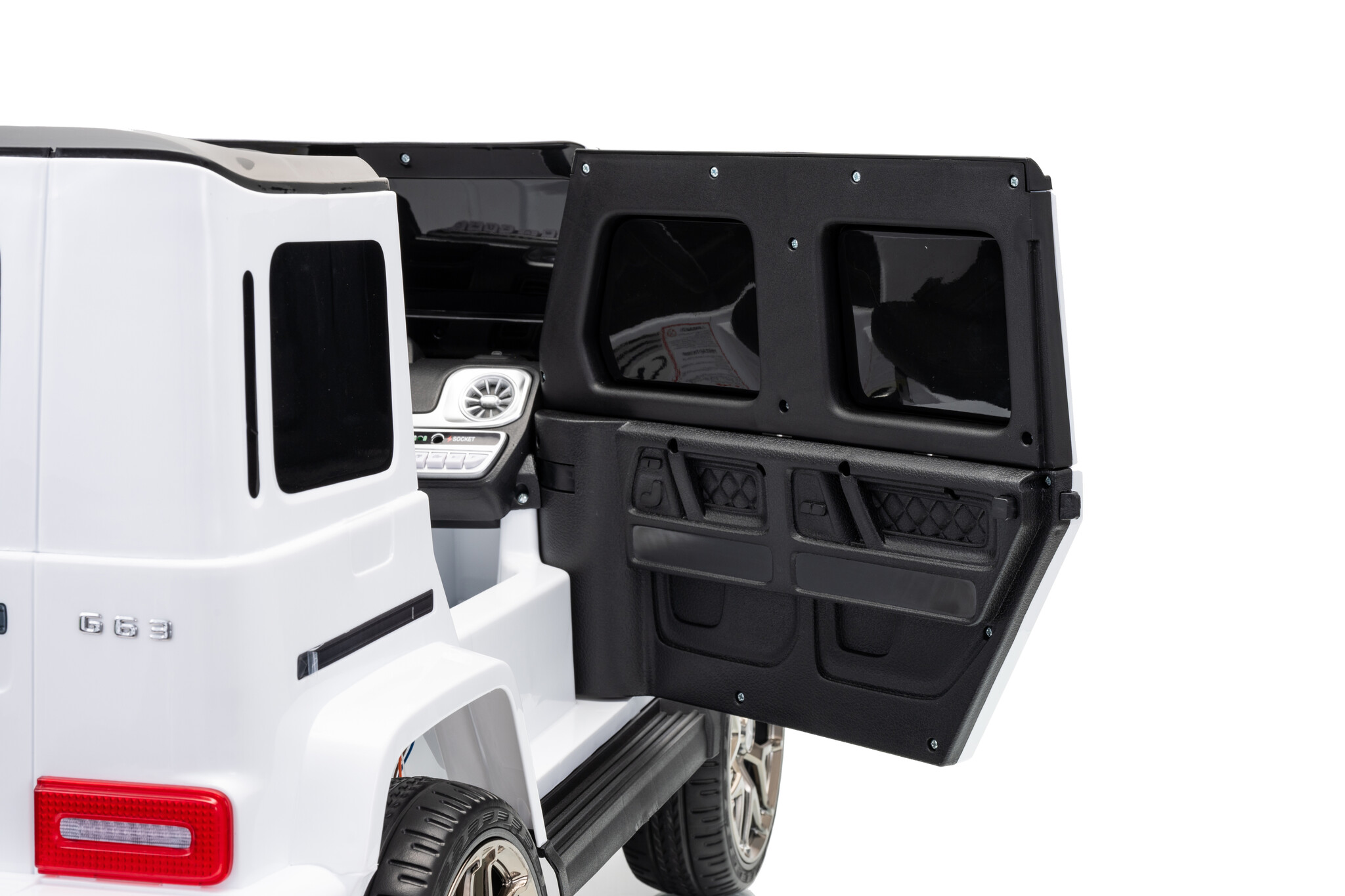 Mercedes G63 AMG 12V White - Afbeelding 6