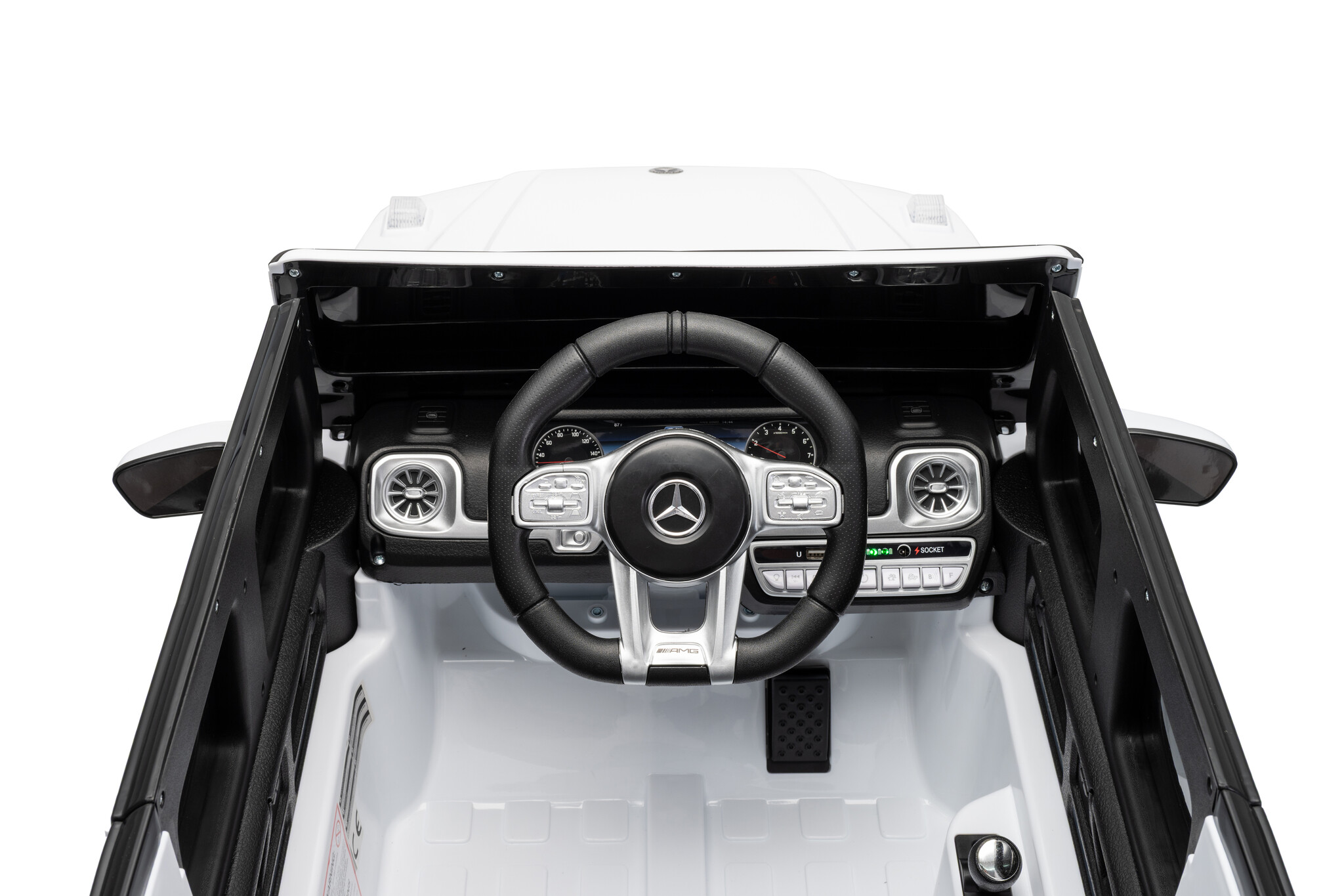 Mercedes G63 AMG 12V White - Afbeelding 7