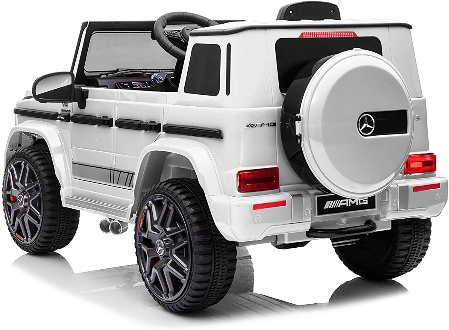 Mercedes G63 AMG Cabrio 12V Wit - Afbeelding 5