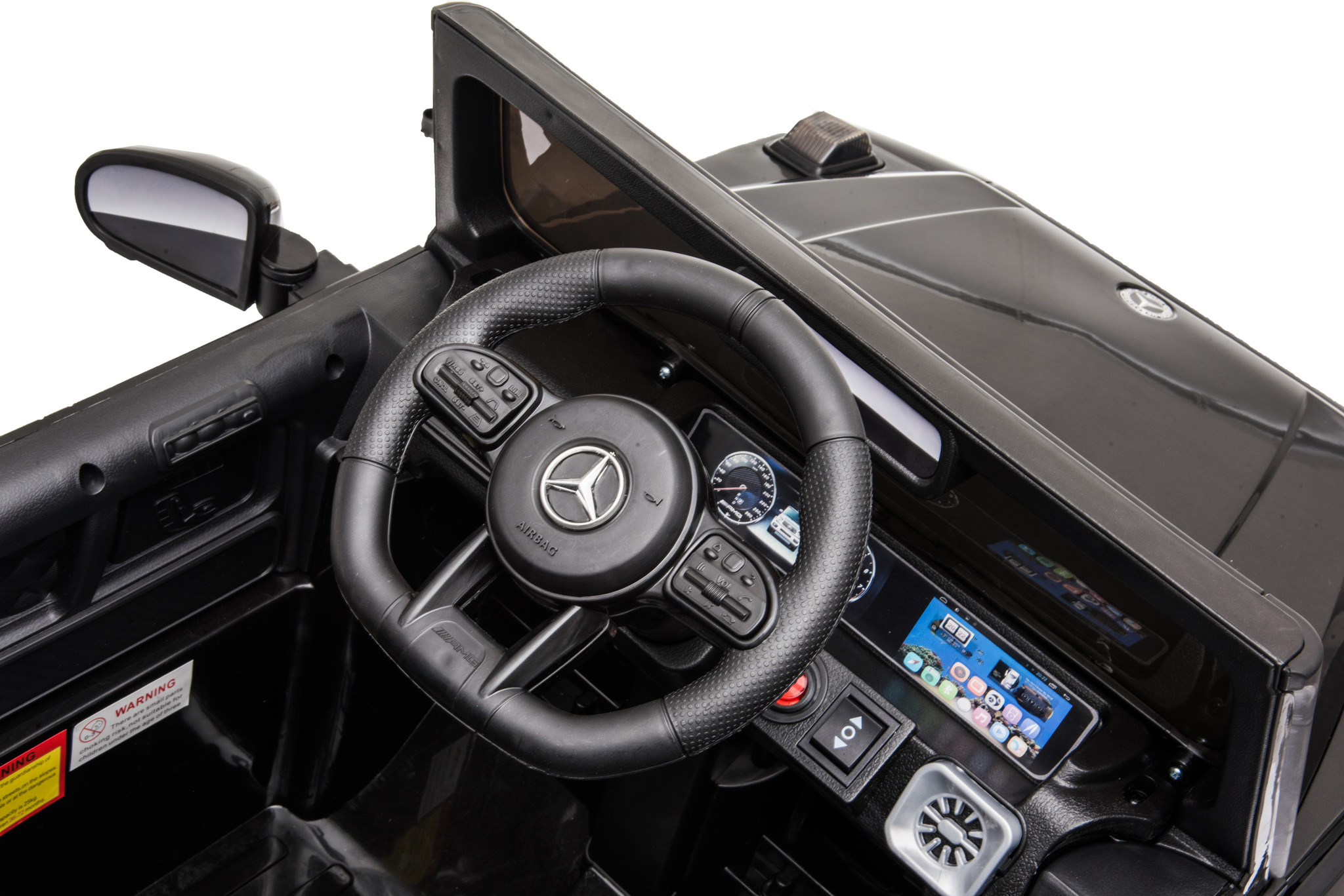 Mercedes G63 AMG Cabrio 12V Wit - Afbeelding 8