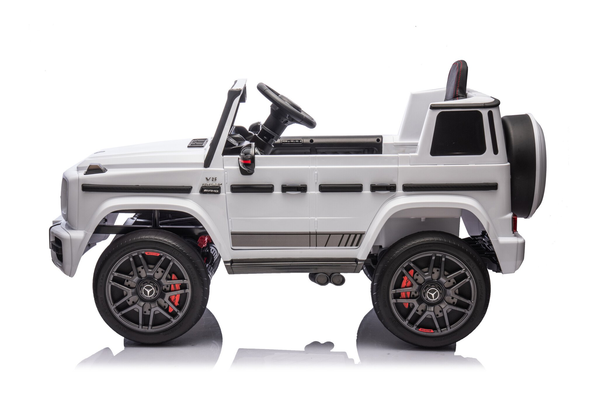 Mercedes G63 AMG XL 24V Wit - Afbeelding 2