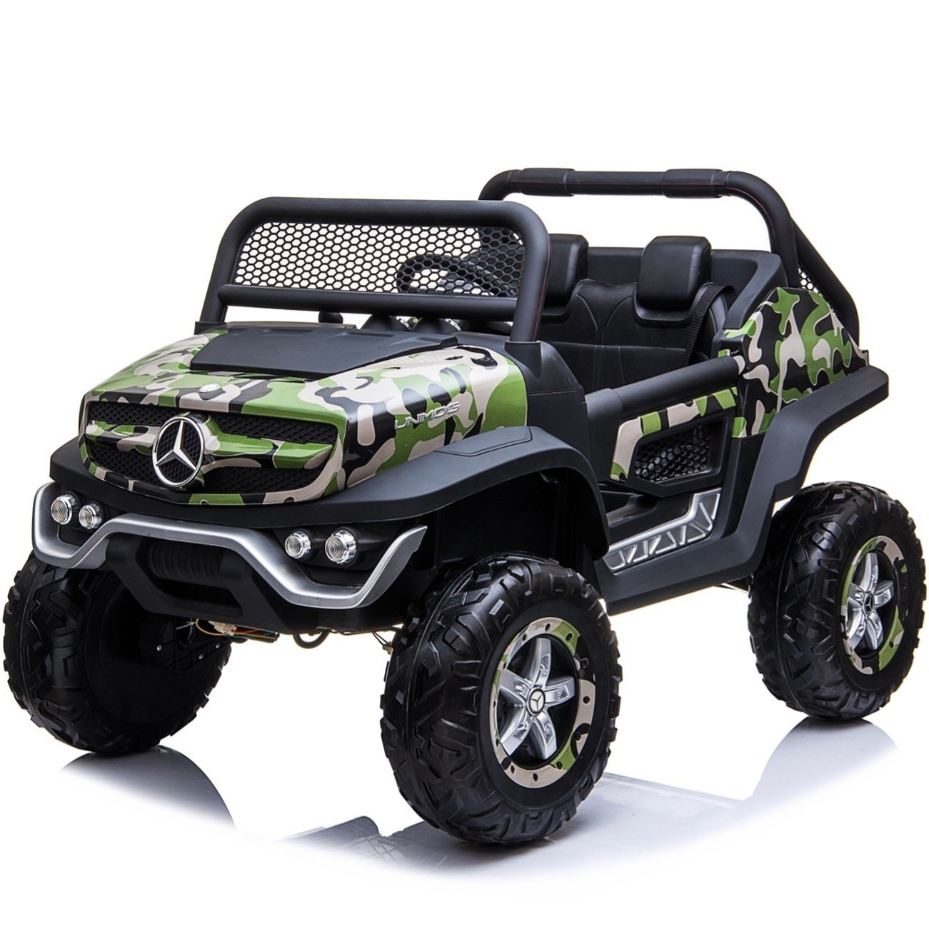 Mercedes Unimog 12V 2-zits Camouflage
