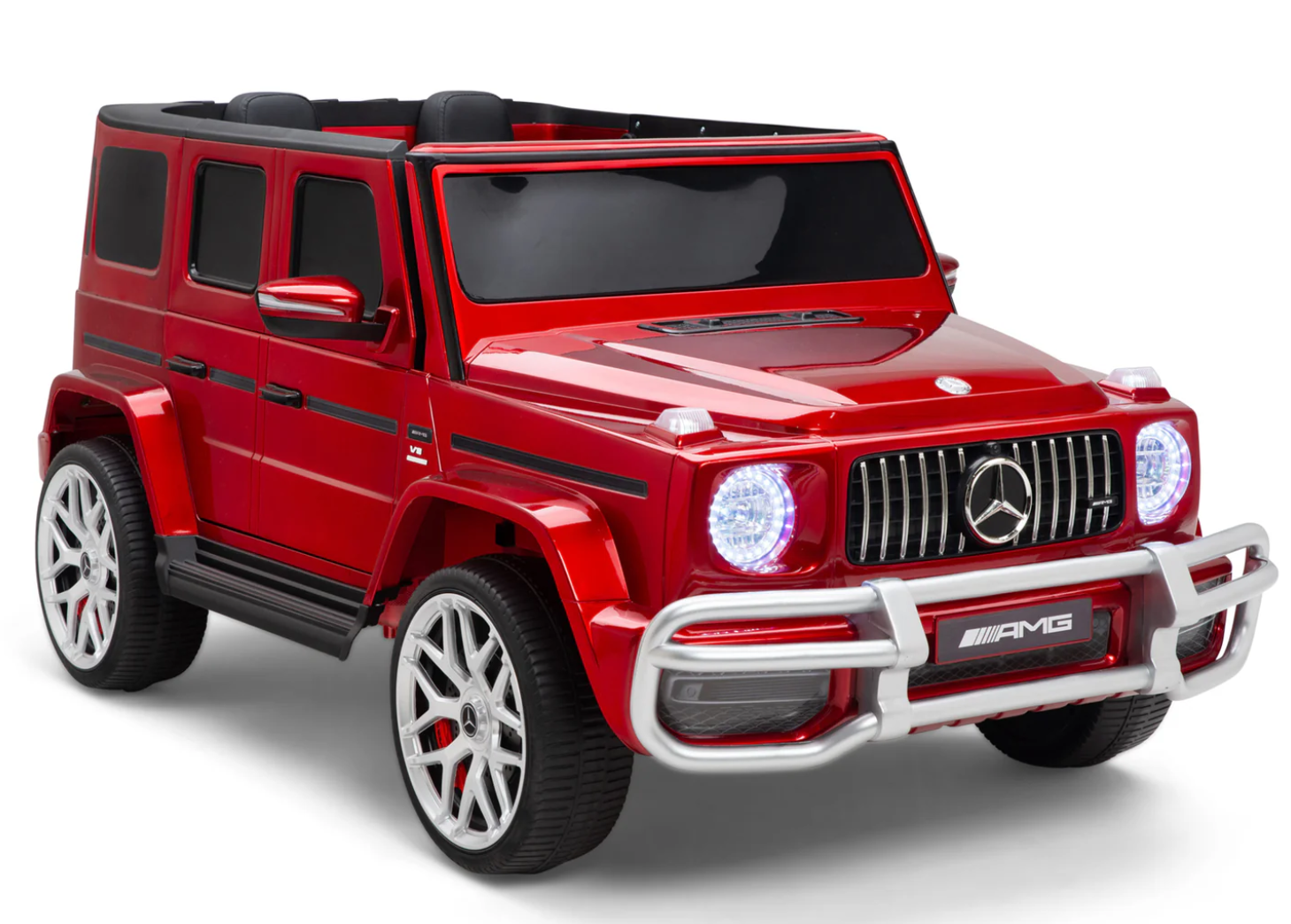 Mercedes g63 12V 2-zits metallic rood - Afbeelding 2