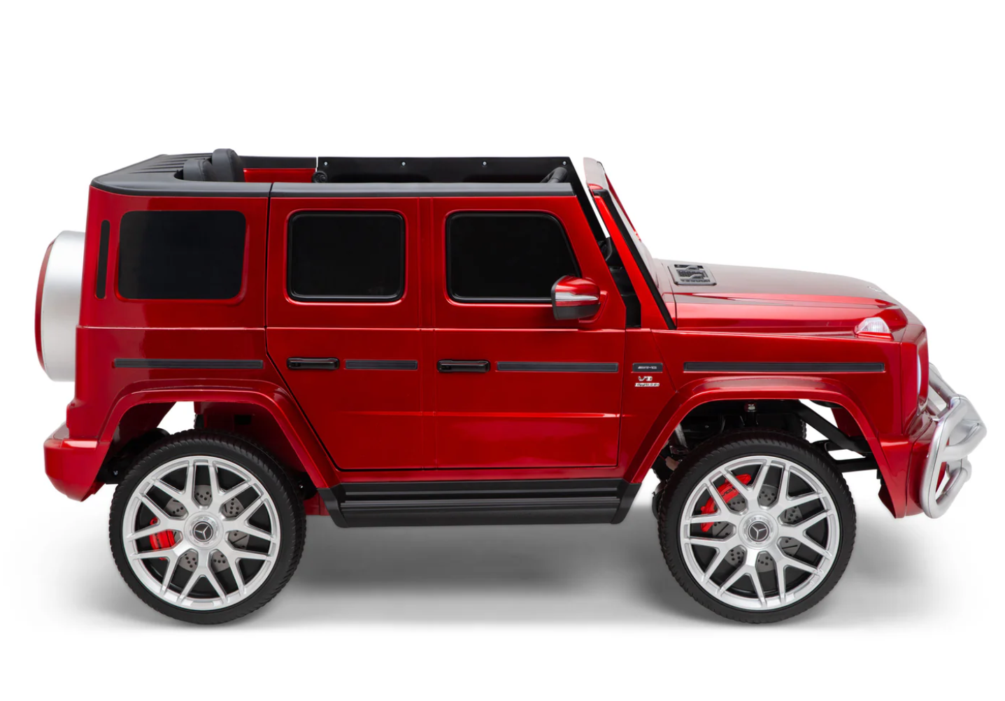 Mercedes g63 12V 2-zits metallic rood - Afbeelding 5