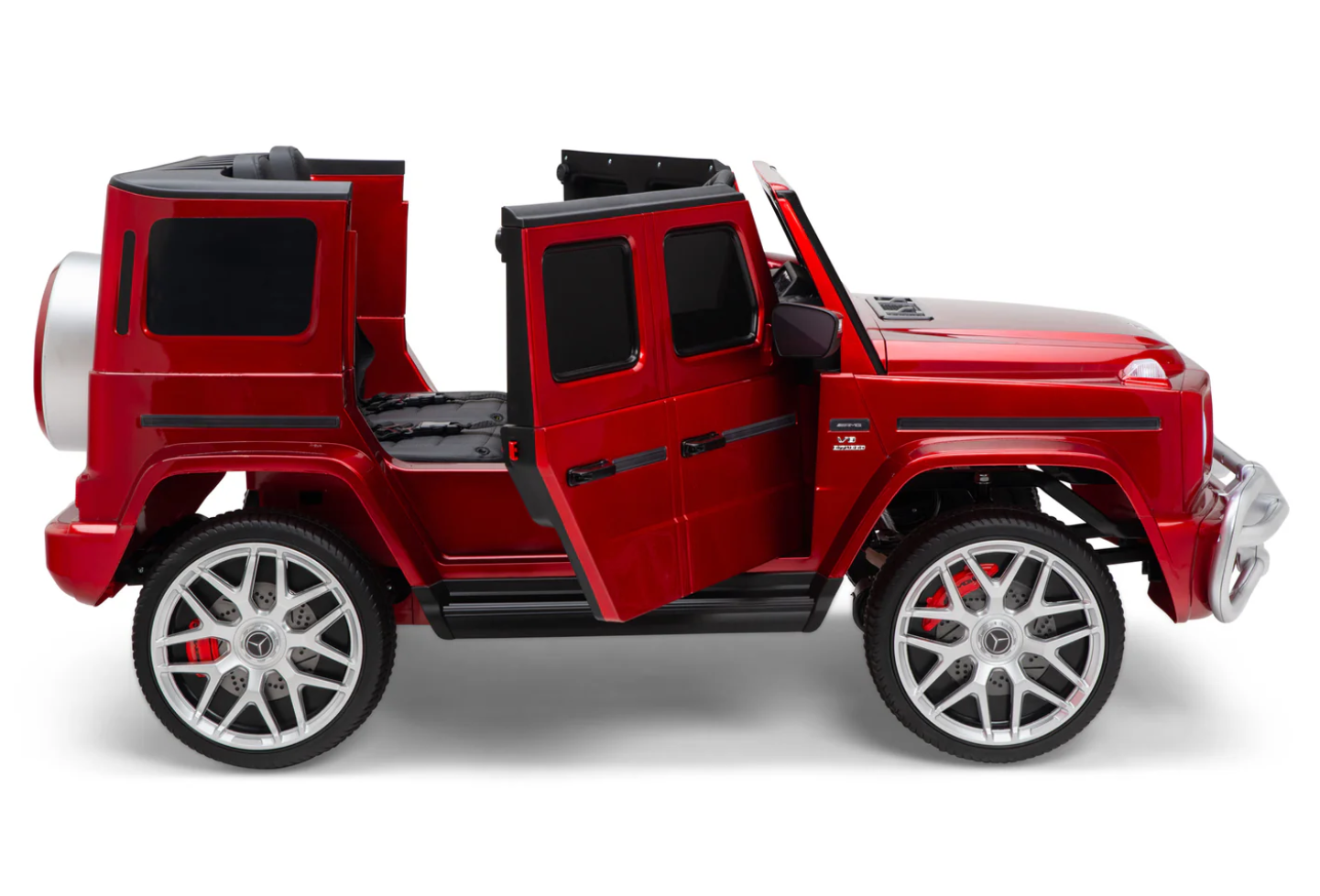 Mercedes g63 12V 2-zits metallic rood - Afbeelding 6