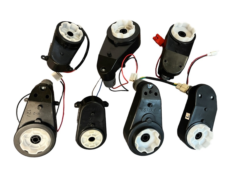 Motor / aandrijving voor elektrisch rijdend speelgoed