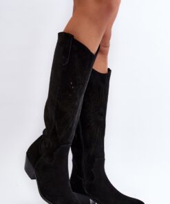 Opengewerkte laarzen model 192104 Step in style