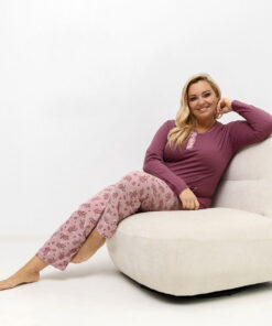 ~Piżama Plus Size model 221191 Forever Pink