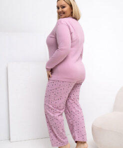 Alternative view of Plus Size Pyjama model 223304 Forever Pink