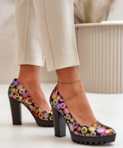 Pumps met dikke hak model 199812 Step in style