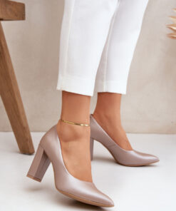 Pumps met dikke hak model 206819 Step in style