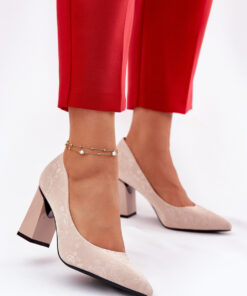 Pumps met dikke hak model 212335 Step in style