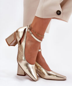 Pumps met dikke hak model 212997 Step in style