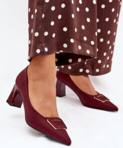Pumps met dikke hak model 216089 Step in style